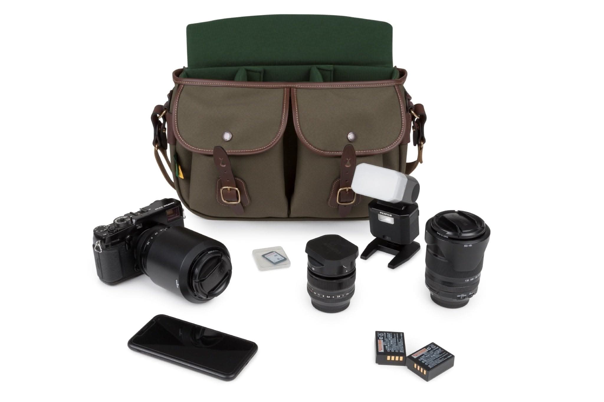 billingham-hadley-pro-2020-kameratasche-schwarz-canvas-tan image 7