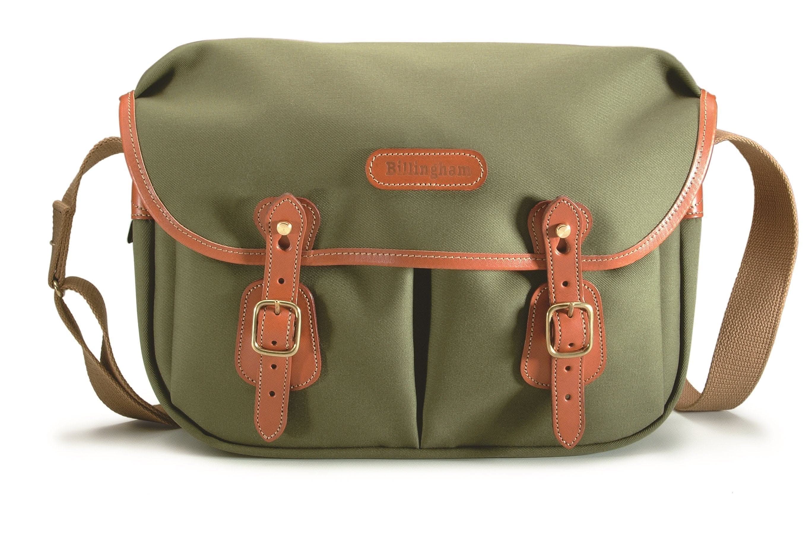 billingham-hadley-original-fototasche-khaki-canvas-tan-leder image 1