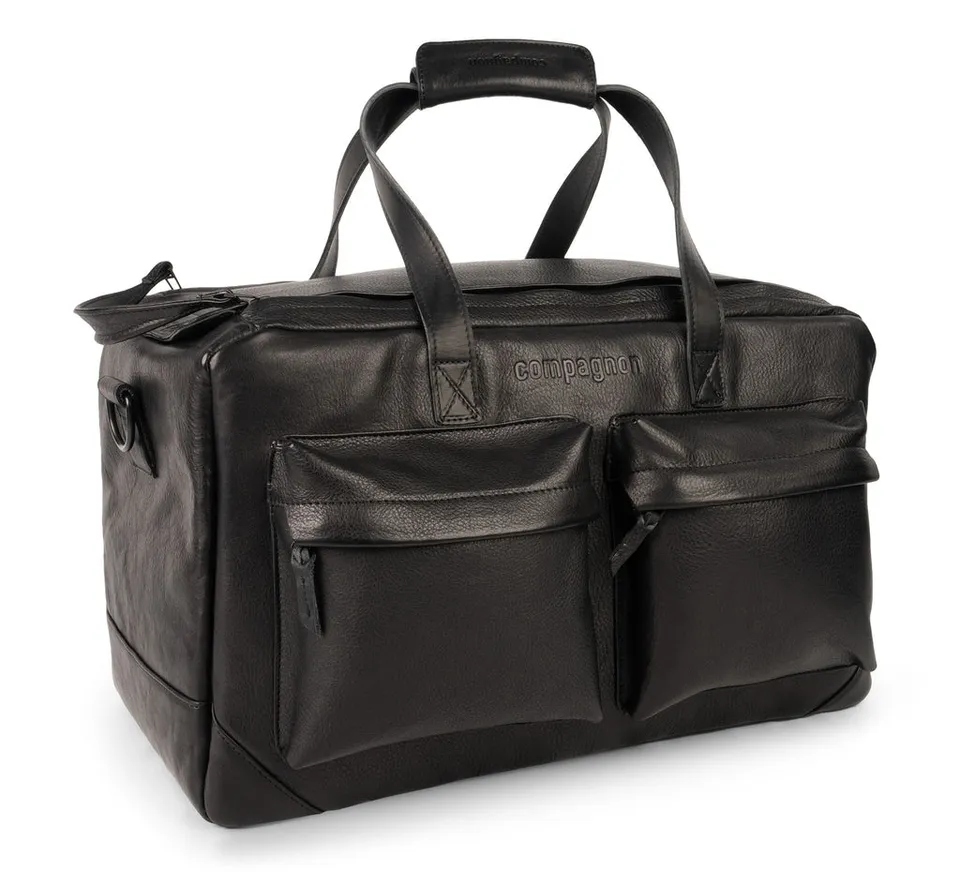 compagnon-heritage-line-weekender-gen-iii-kameratasche-schwarz-leder image 1