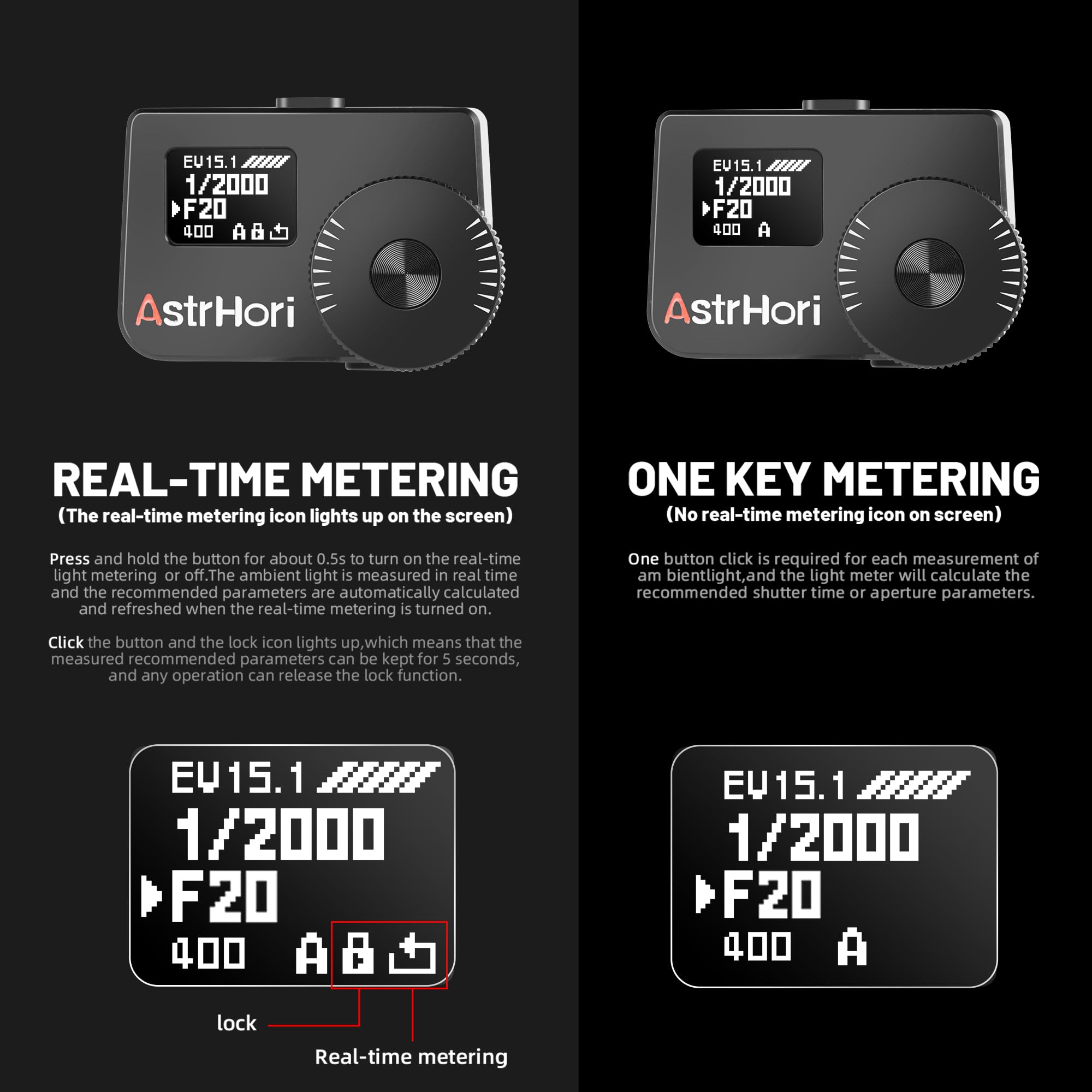 astrhori-light-meter-belichtungsmesser-oled-kaltschuh image 6