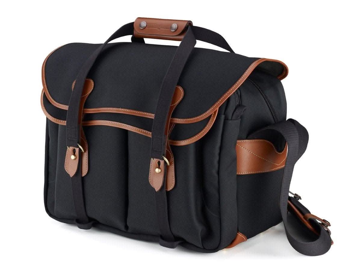 billingham-5-series-445-kameratasche-black-canvas-tan image 1