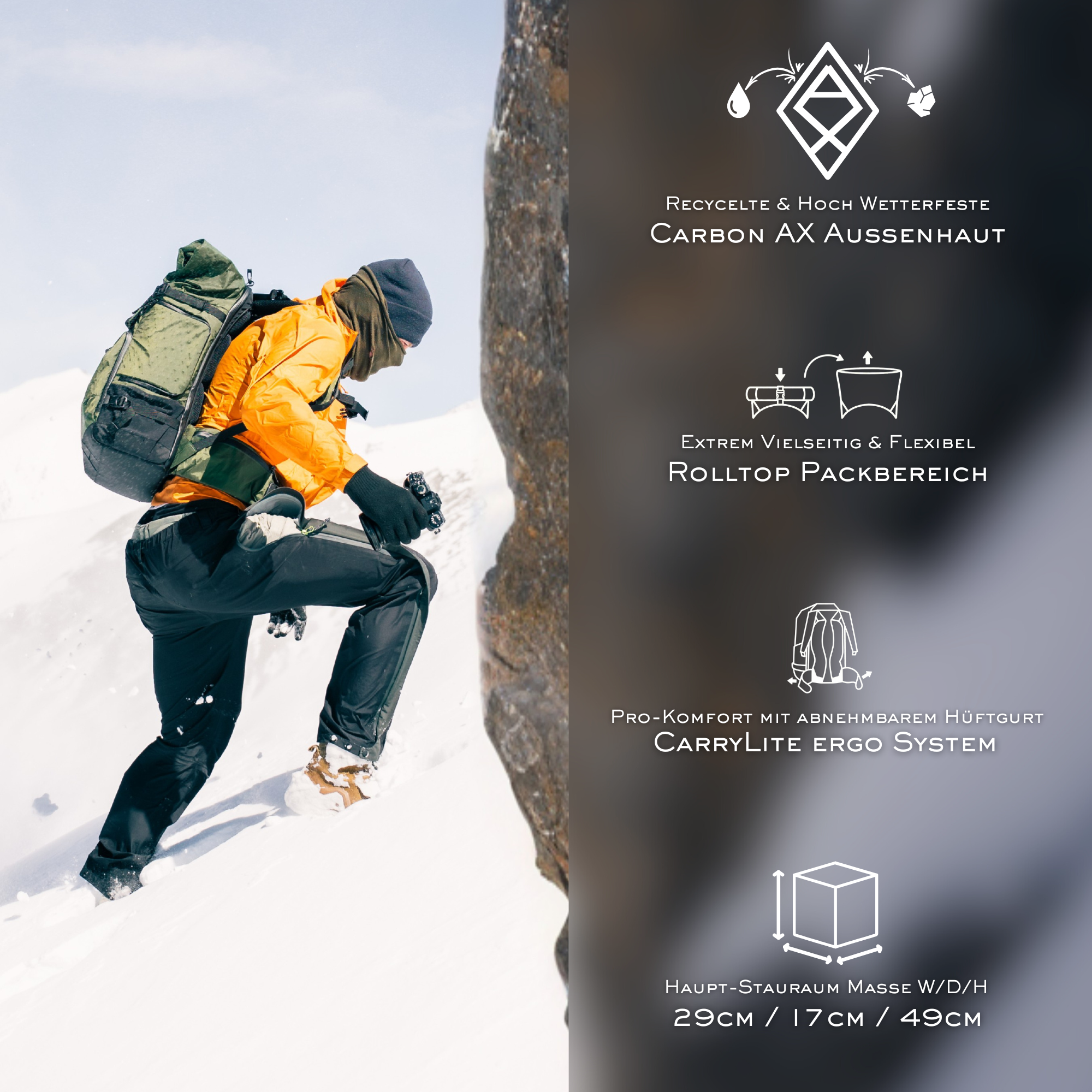compagnon-performance-line-element-backpack-30l-kamerarucksack-outdoor image 2