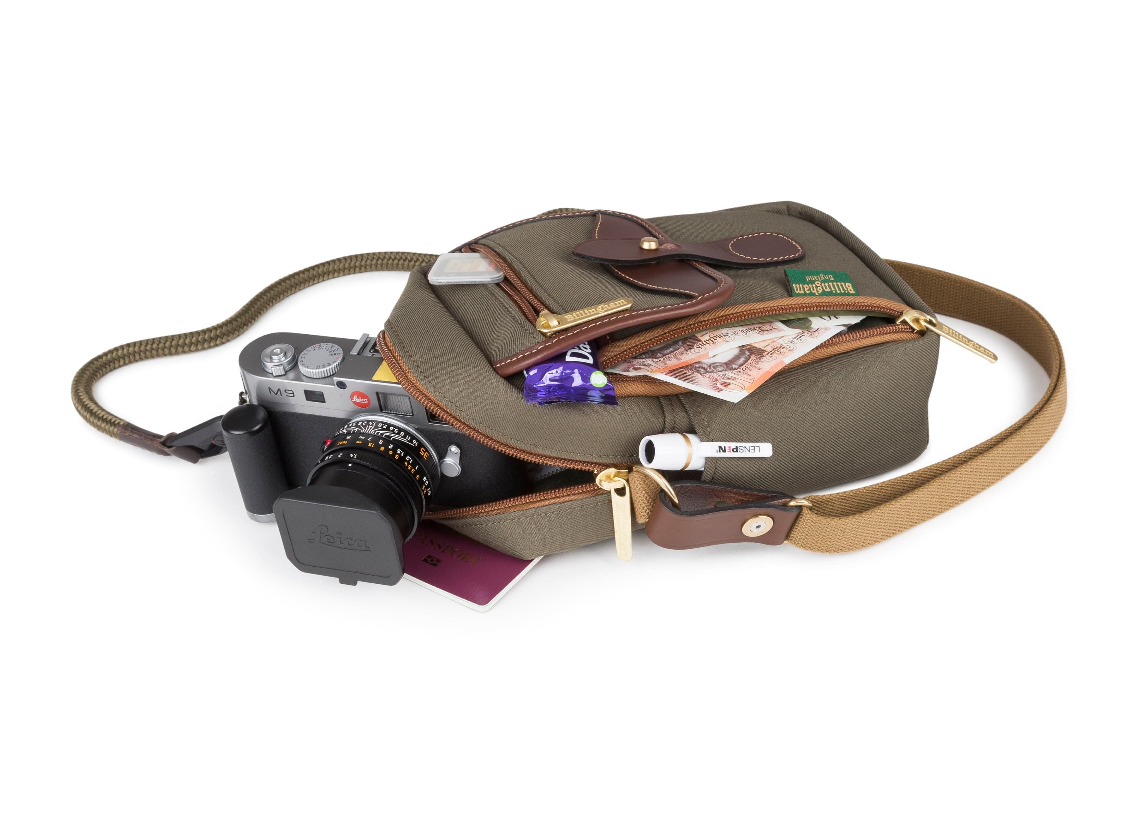 billingham-airline-stowaway-black-tan image 2