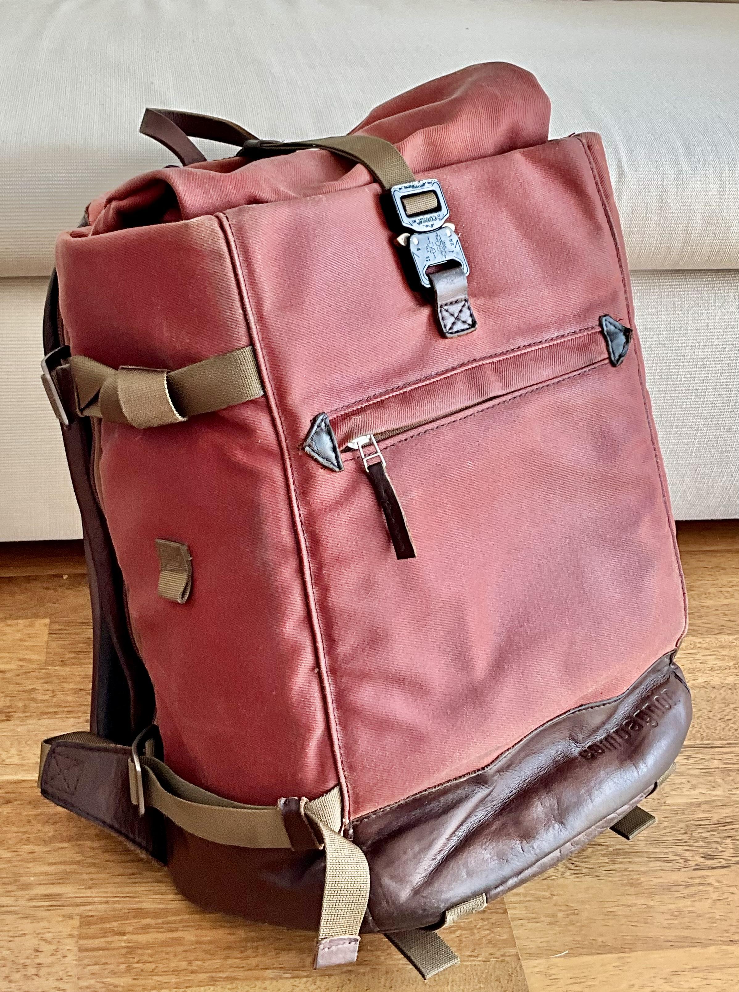 Rucksack sieht sauber aus
