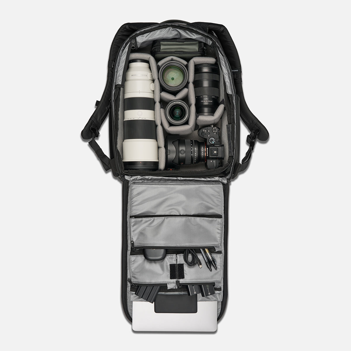 wandrd-prvke-zip-31l-rucksack-schwarz-wetterfest image 5