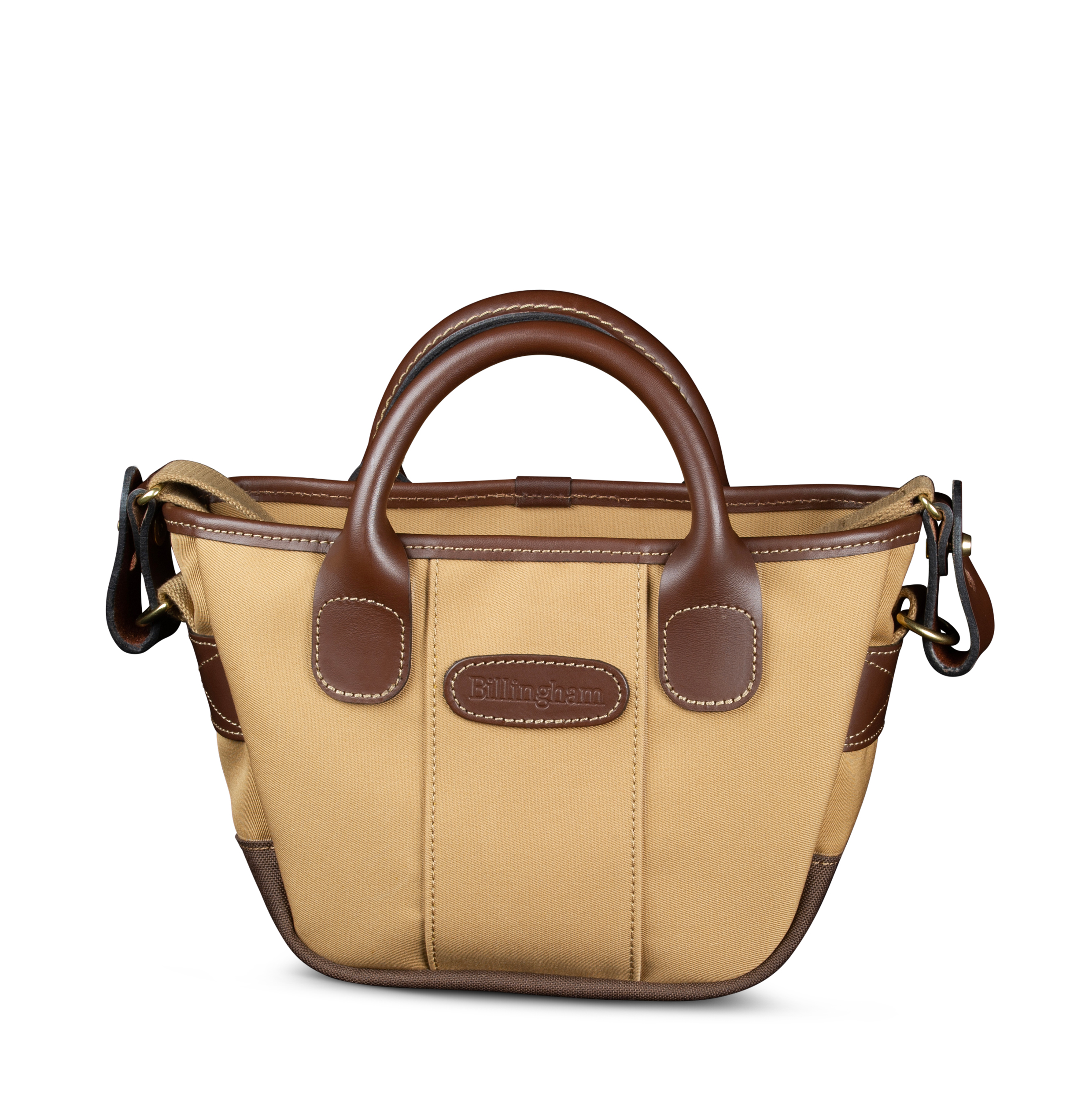 billingham-take-dolly-grip-handtasche-khaki-canvas image 1