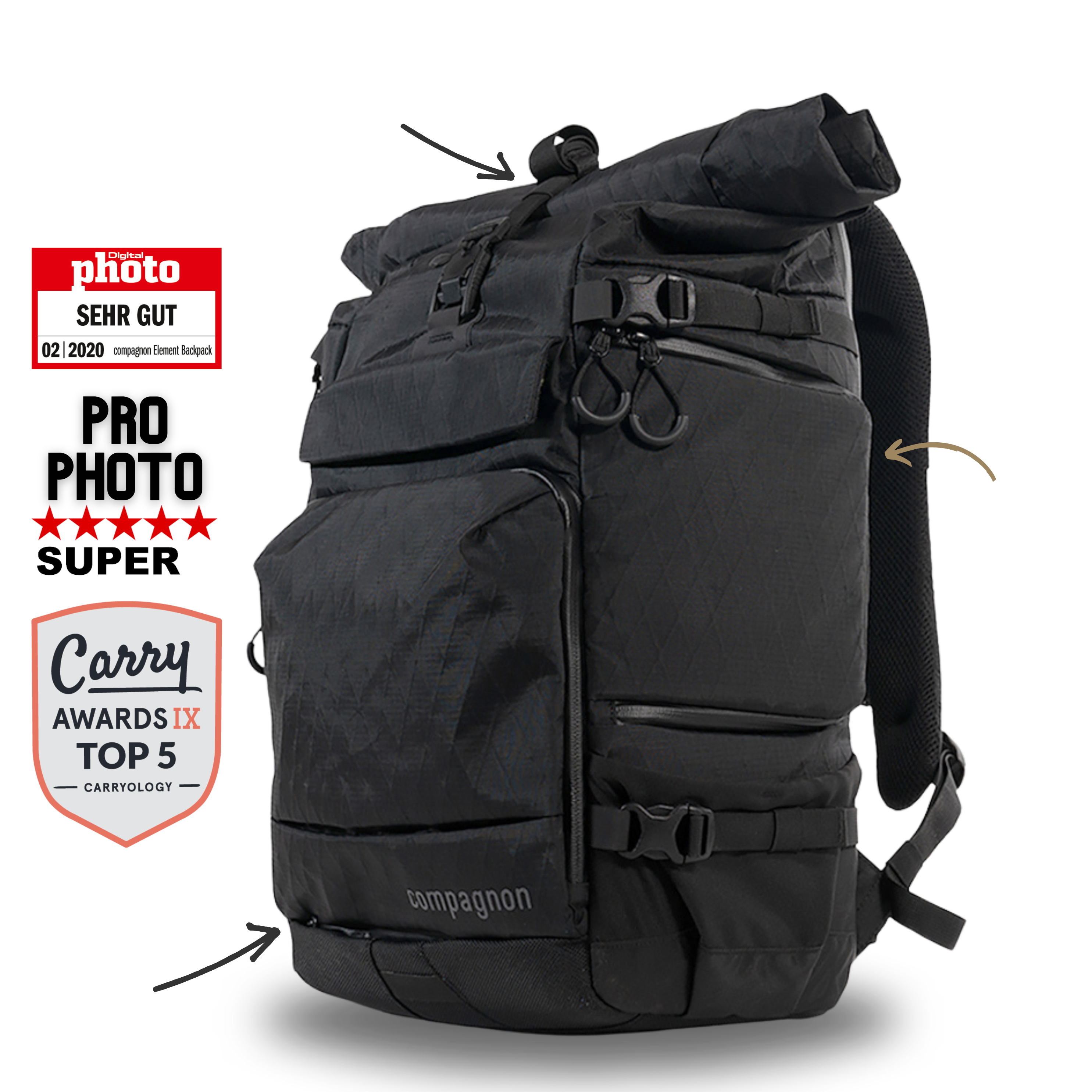 compagnon-element-backpack-30l-kamera-rucksack-carrylite-outdoor image 4