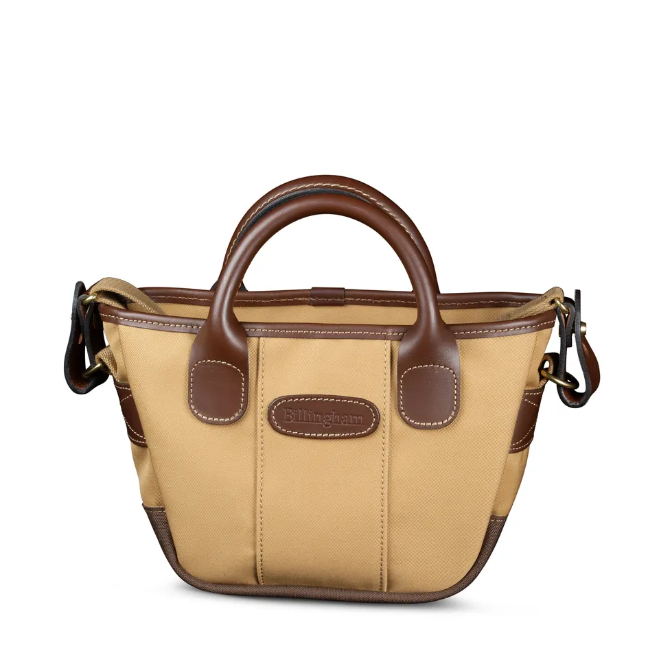 billingham-take-dolly-grip-handtasche-khaki-canvas image 1