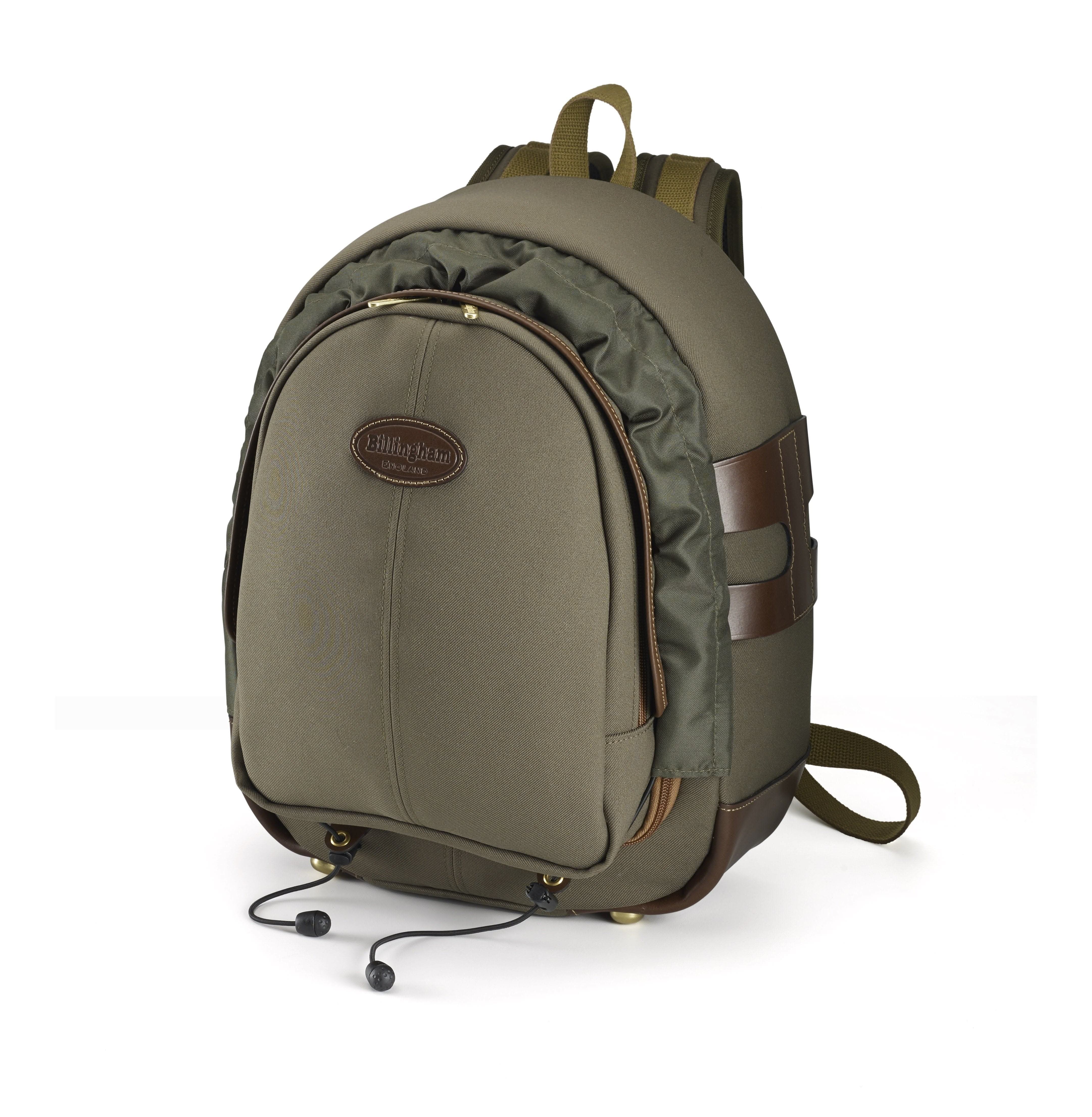 billingham-25-rucksack-kamerarucksack-khaki-tan-canvas image 2