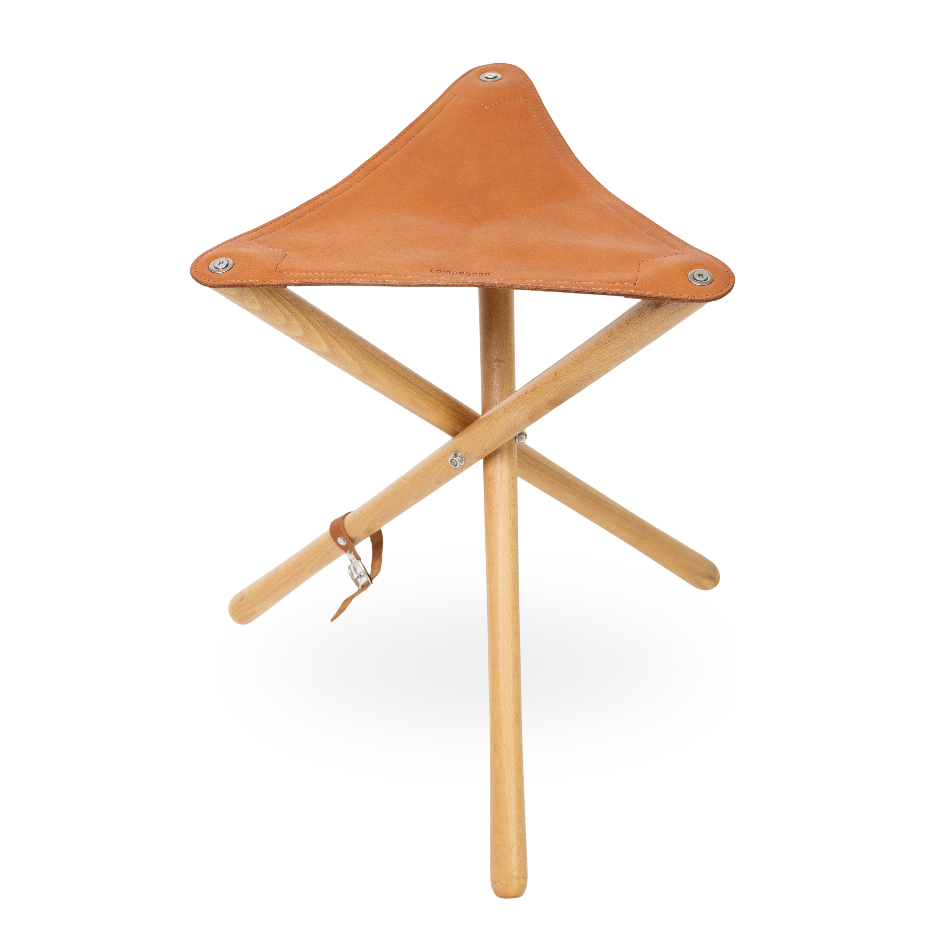 compagnon-hocka-dreibein-klapphocker-leder-buche image 1