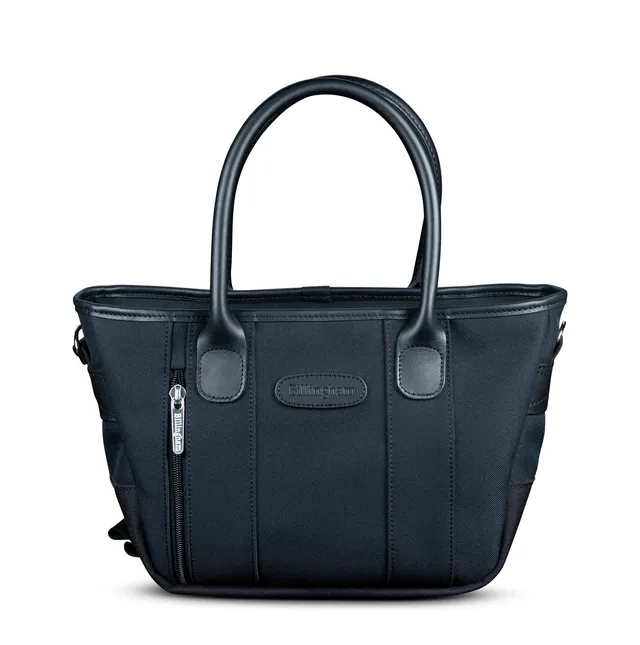 billingham-take-key-grip-handtasche-schwarz-fibrenyte image 1