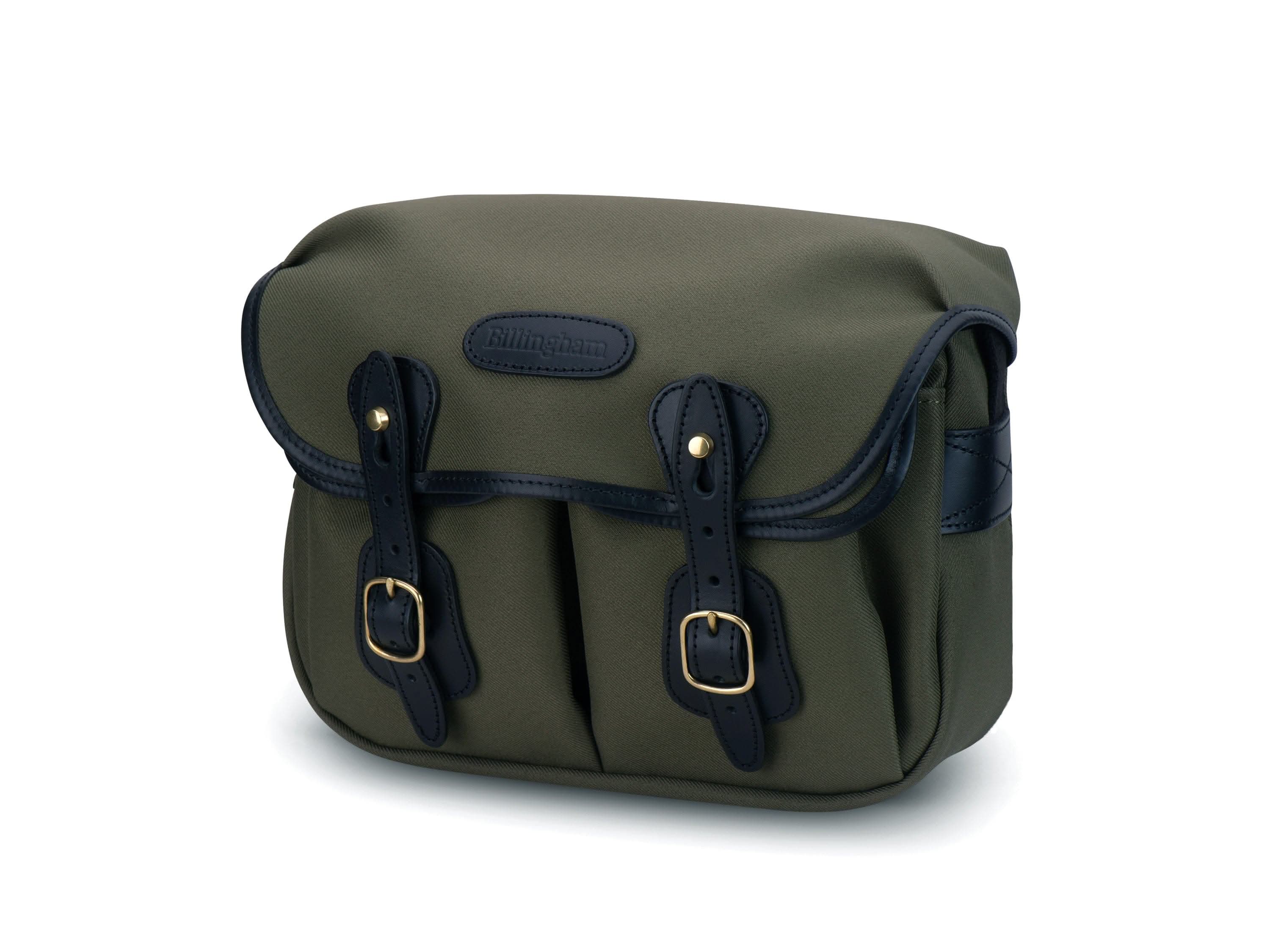 billingham-hadley-small-kameratasche-canvas-tan-schwarz image 3