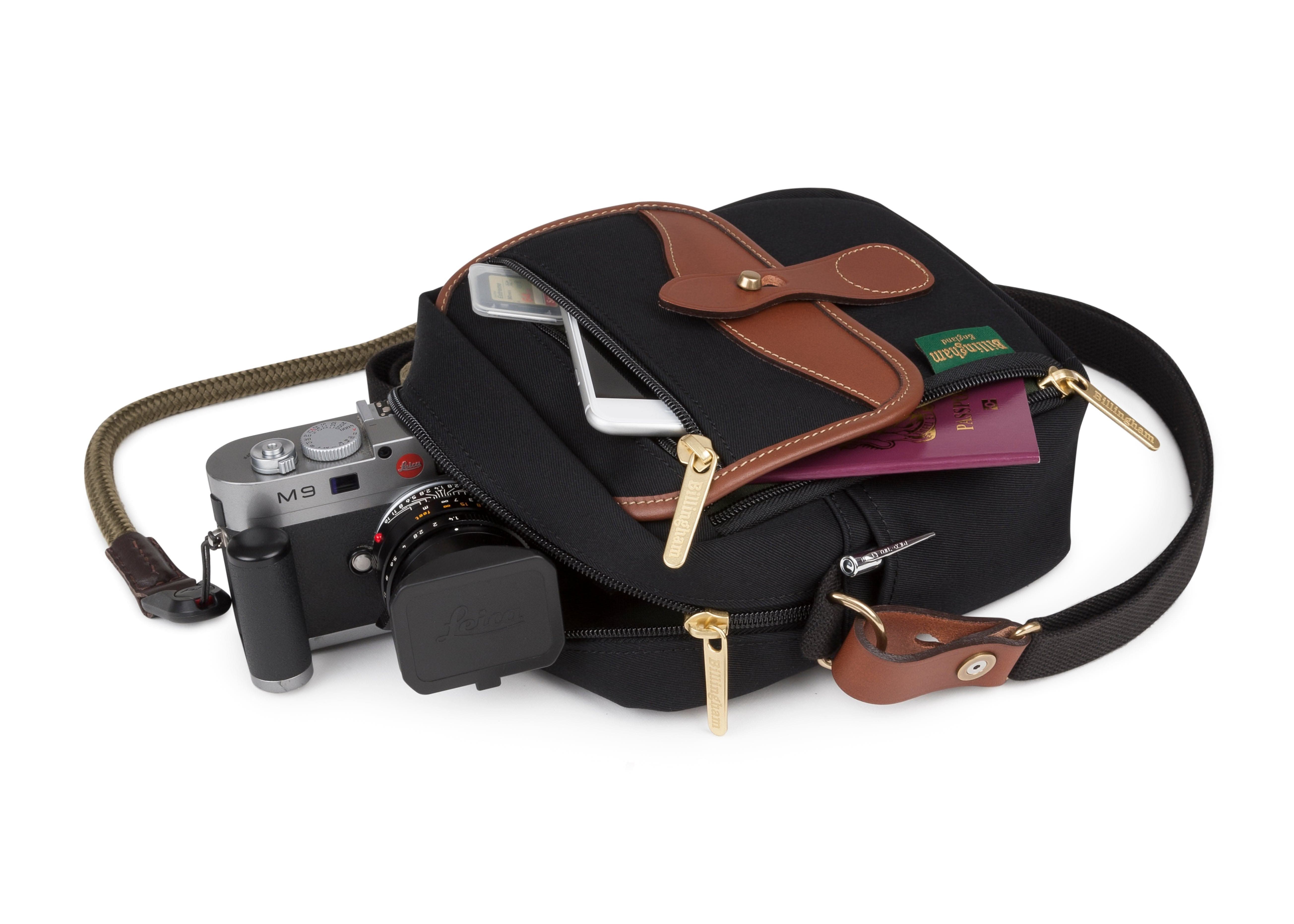 billingham-stowaway-pola-kameratasche-khaki-canvas-tan-leder image 7