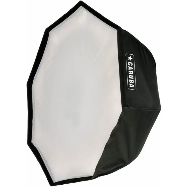 caruba-octabox-95-cm-silber-mit-gitter-bowens-portrait image 1