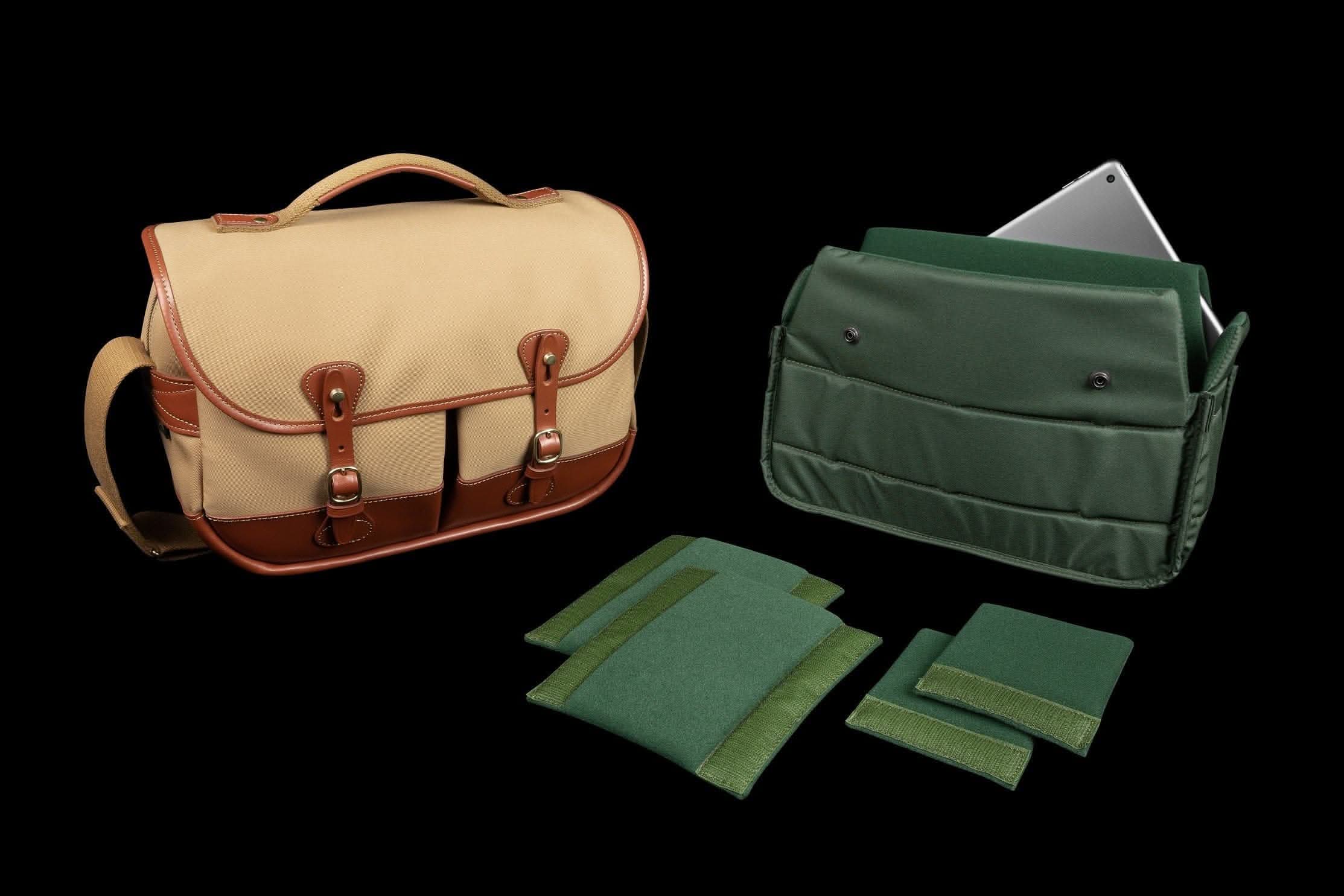 billingham-mini-eventer-kameratasche-khaki-canvas-11-zoll-tablet image 8