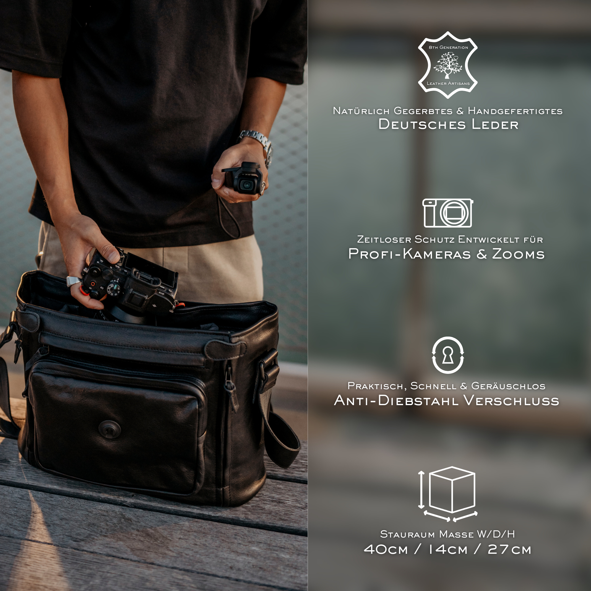 compagnon-messenger-gen-iii-kameratasche-leder-dslr image 2