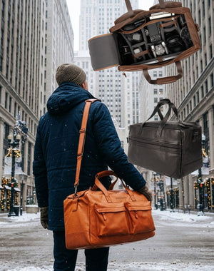 compagnon-heritage-line-weekender-gen-iii-kameratasche-cognac-leder image 4