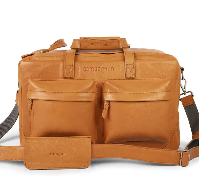 compagnon-heritage-line-weekender-gen-iii-kameratasche-cognac-leder image 1