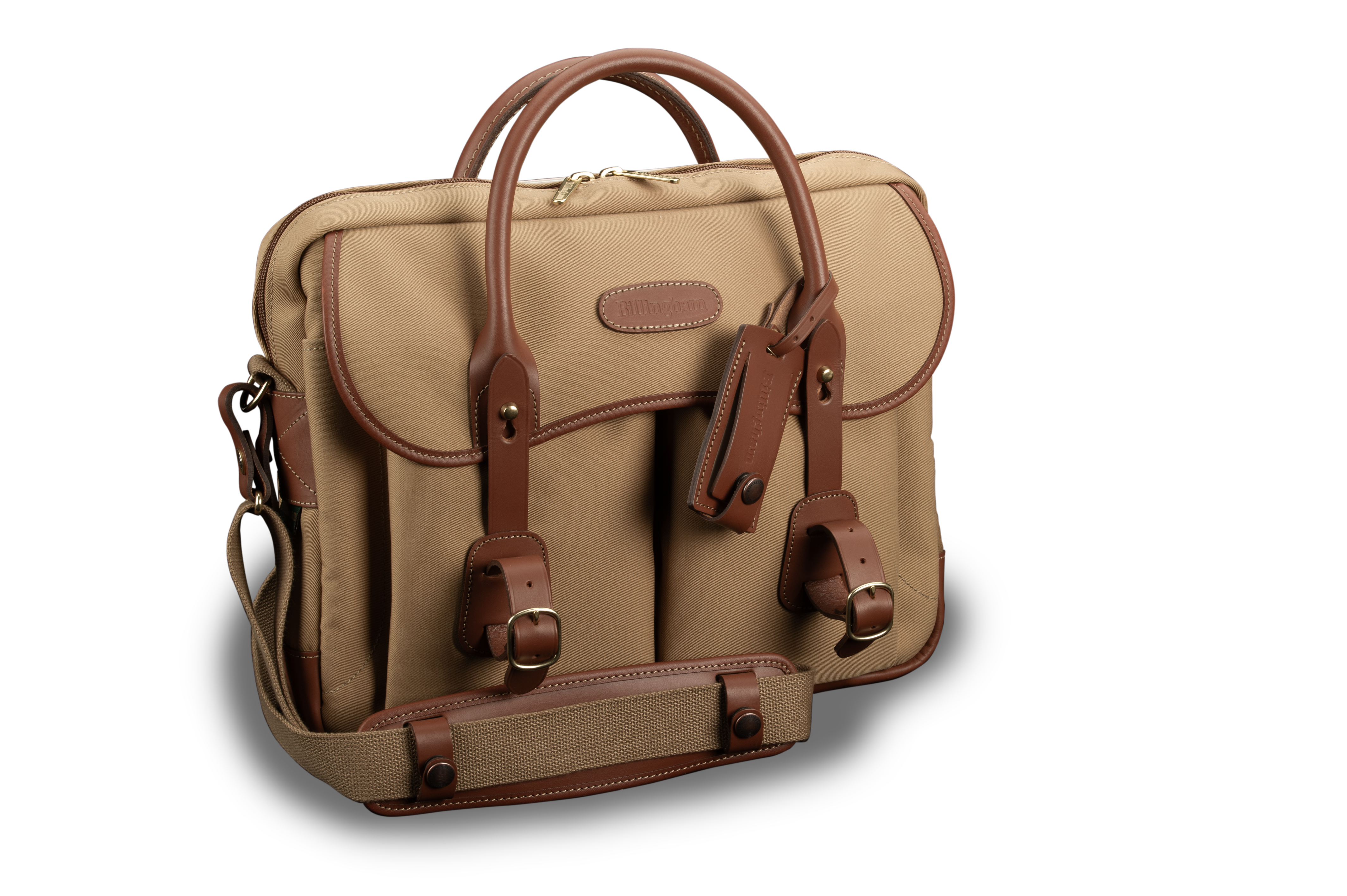 billingham-eventer-thomas-aktentasche-khaki-tan-16-zoll image 3