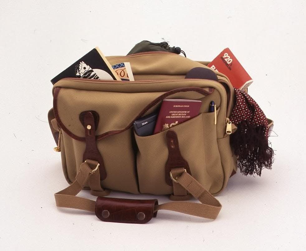 billingham-metro-tura-reisetasche-khaki-braun-canvas-sammler image 2