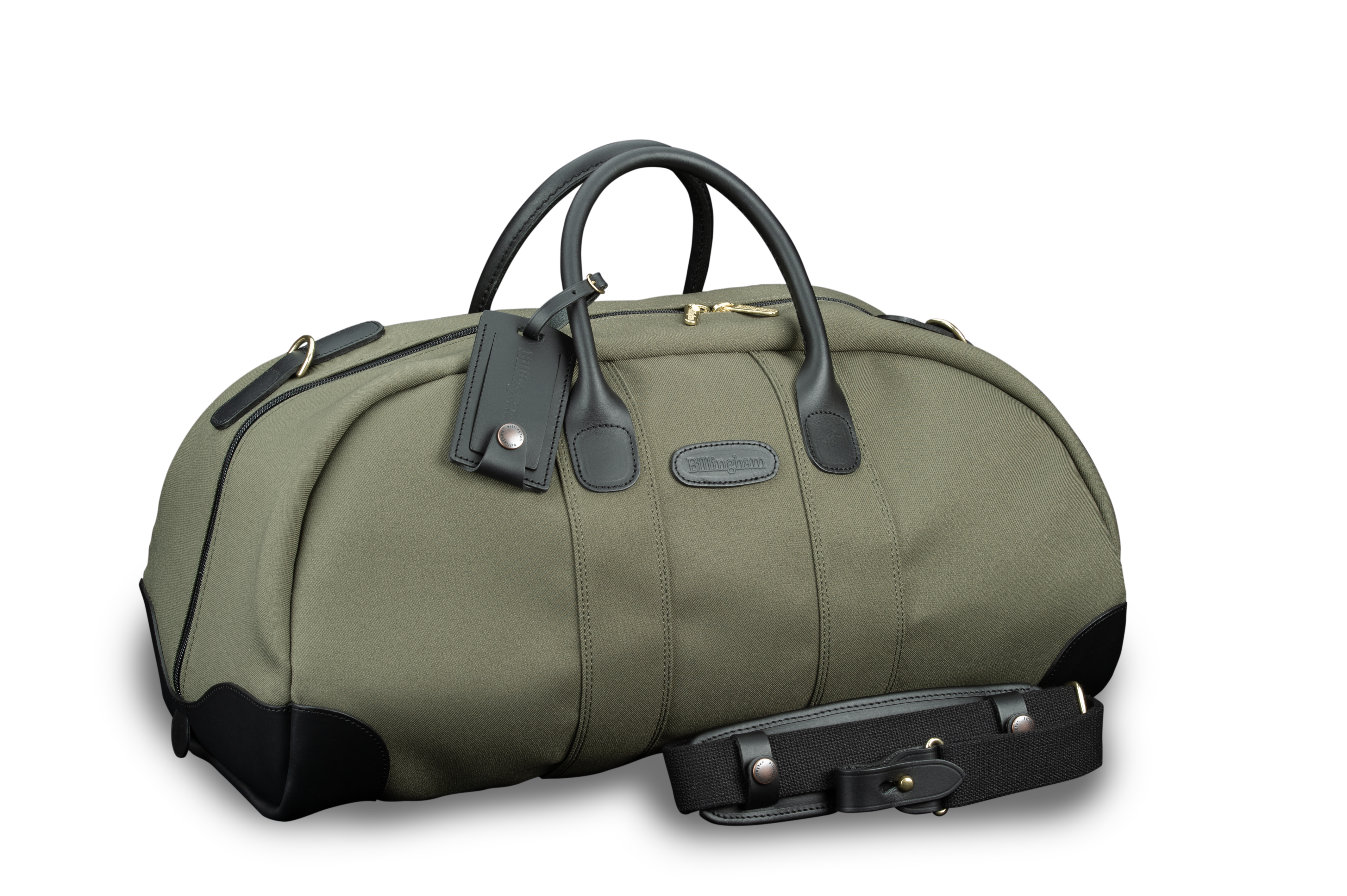 billingham-stowaway-weekender-reisetasche-khaki-chocolate image 3