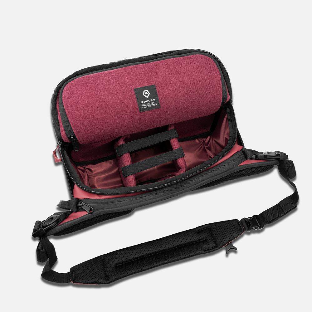 wandrd-rogue-9l-sling-v2-divider-einsatz-rhone-burgundy image 2