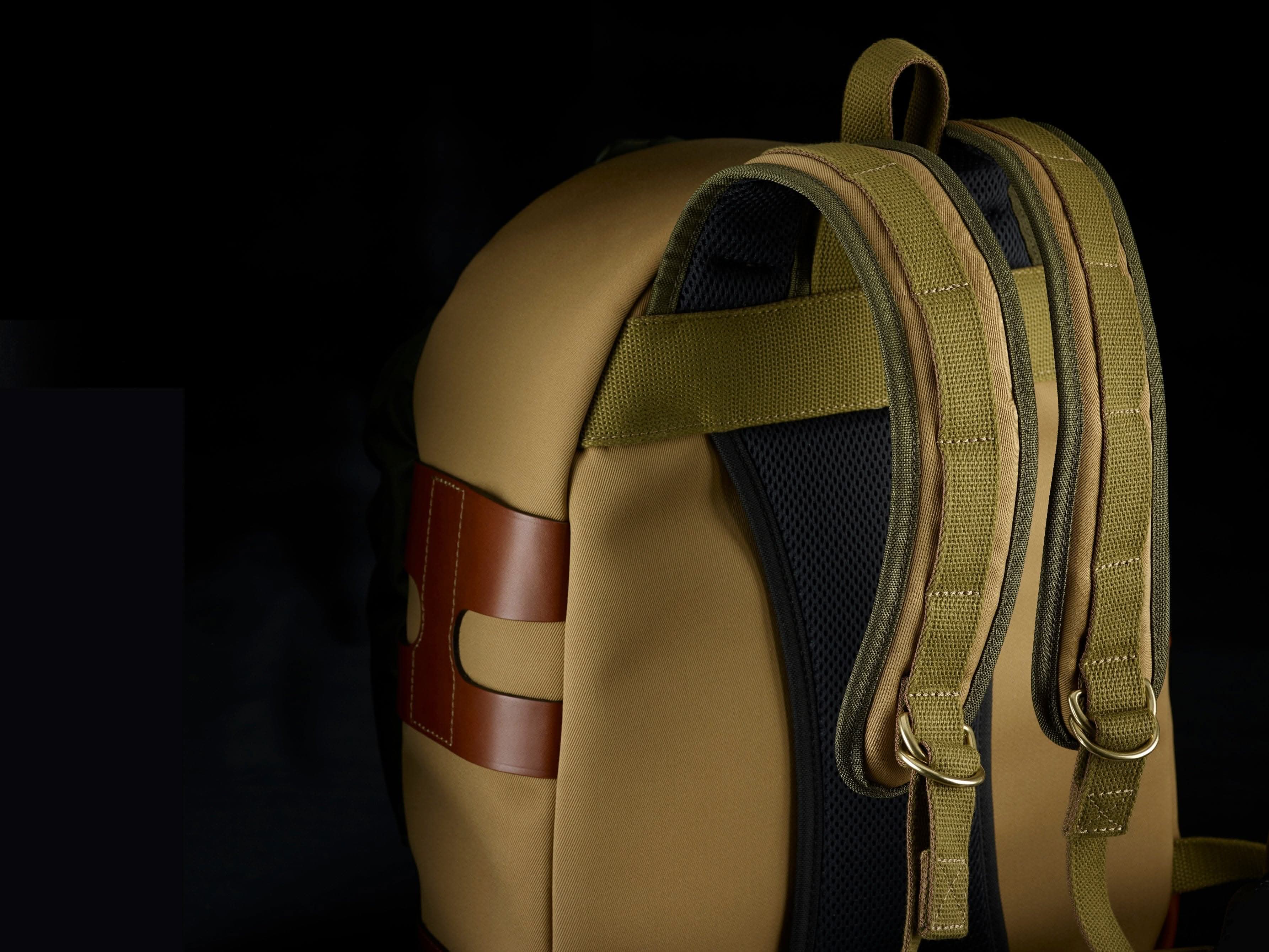 billingham-25-rucksack-kamerarucksack-khaki-tan-canvas image 7