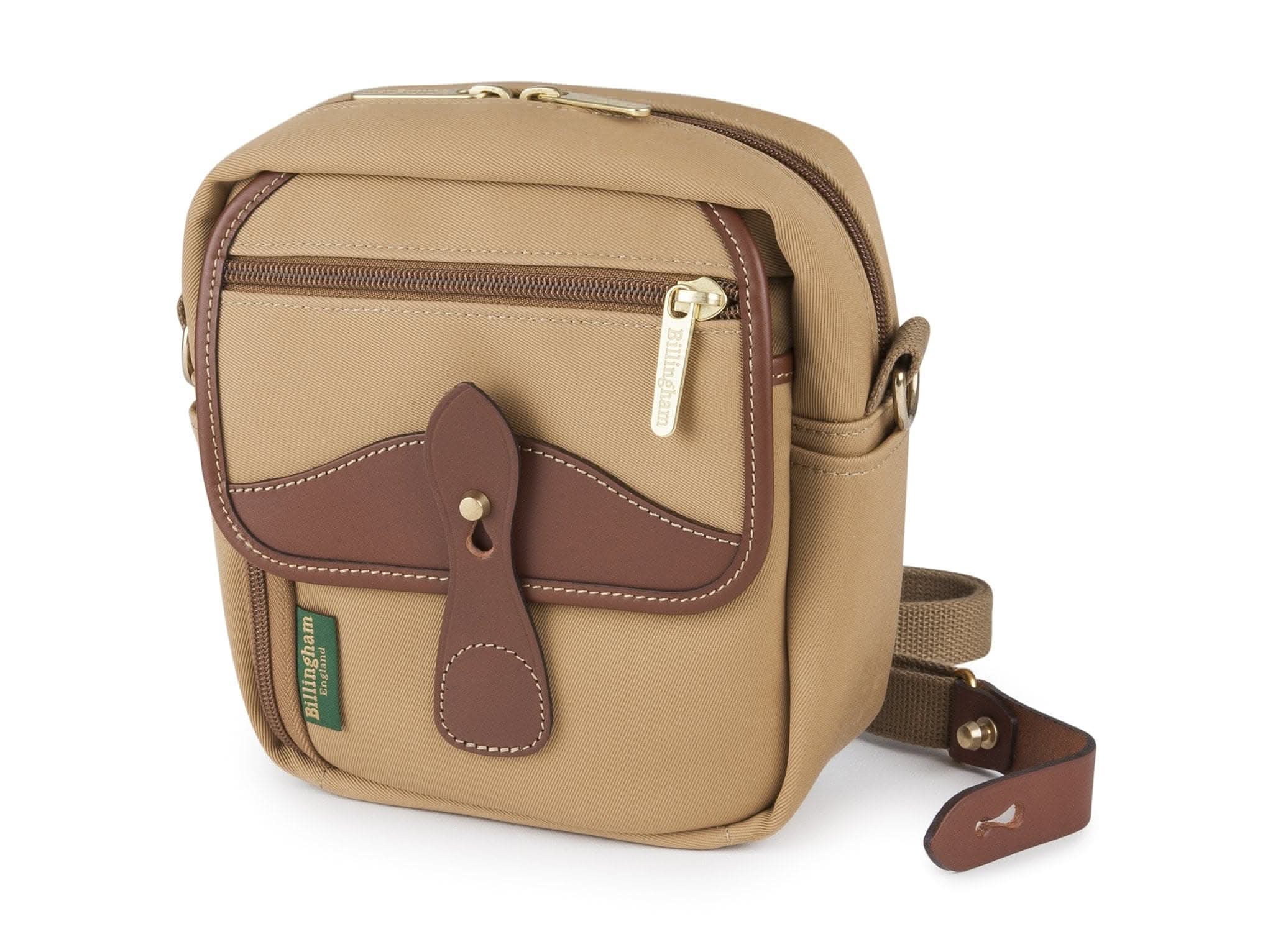 billingham-stowaway-pola-kameratasche-khaki-canvas-tan-leder image 1