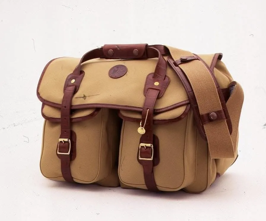 billingham-metro-kram-reisetasche-khaki-brown-travel-bag-vintage image 1