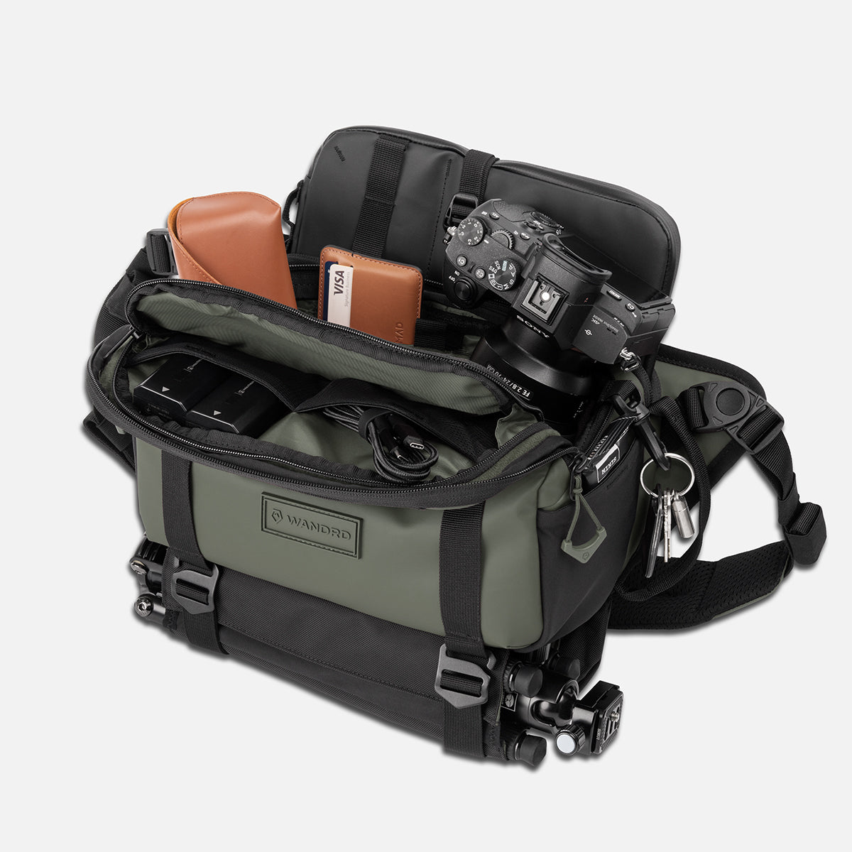 wandrd-rogue-6l-sling-umh-ngetasche-wasatch-green-foto image 3