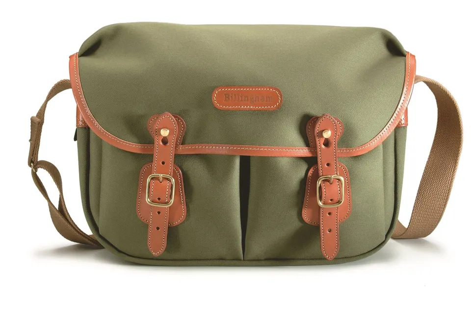 billingham-hadley-original-fototasche-khaki-canvas-tan-leder image 1