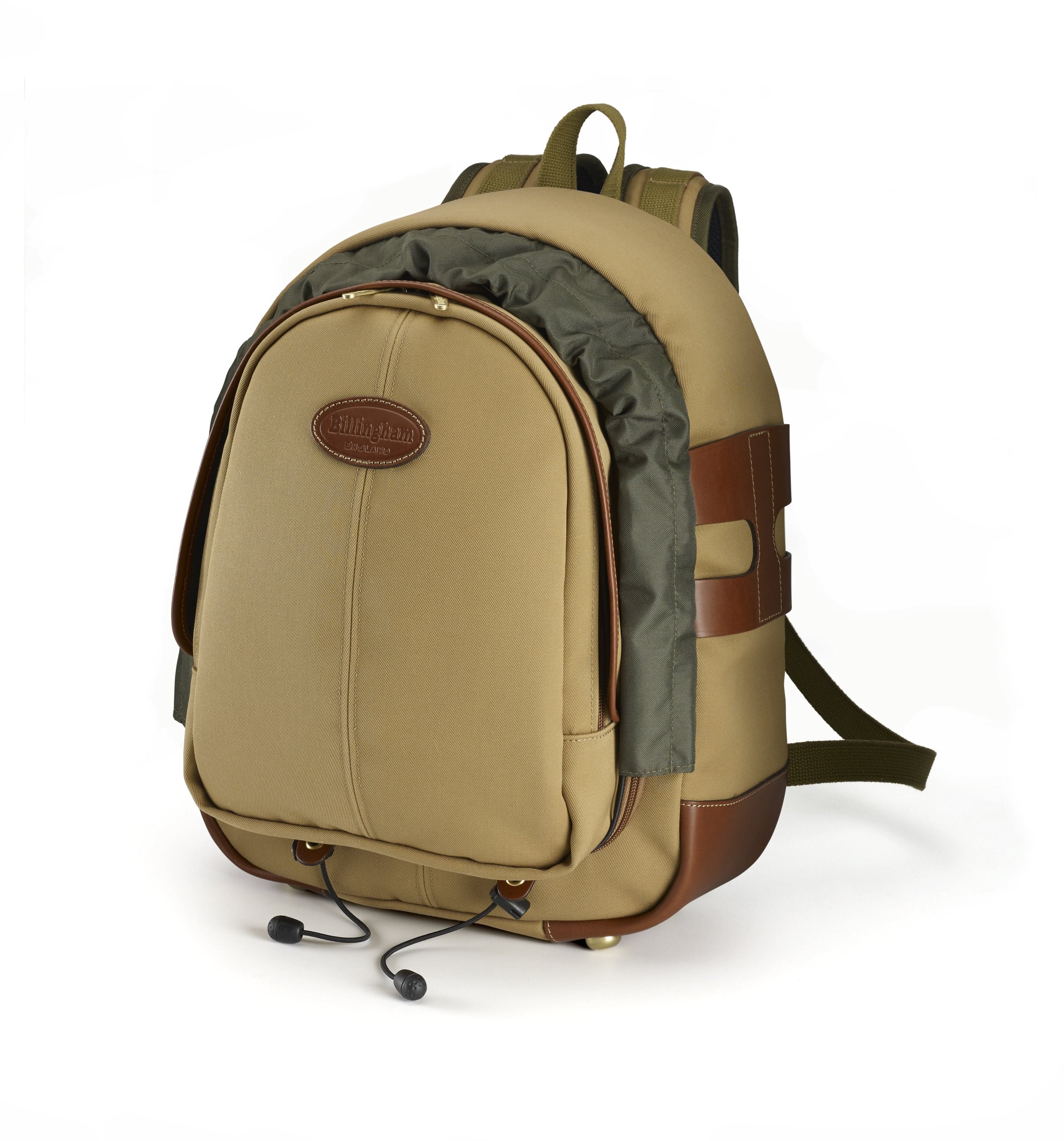 billingham-25-rucksack-kamerarucksack-khaki-tan-canvas image 1