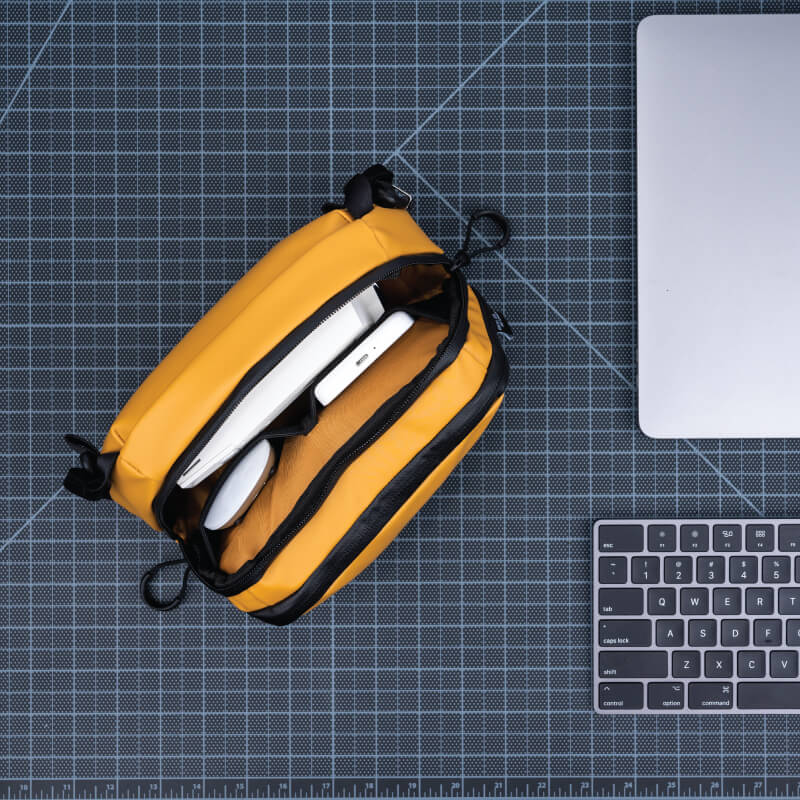 wandrd-tech-bag-large-tech-organizer-dallol-yellow image 5